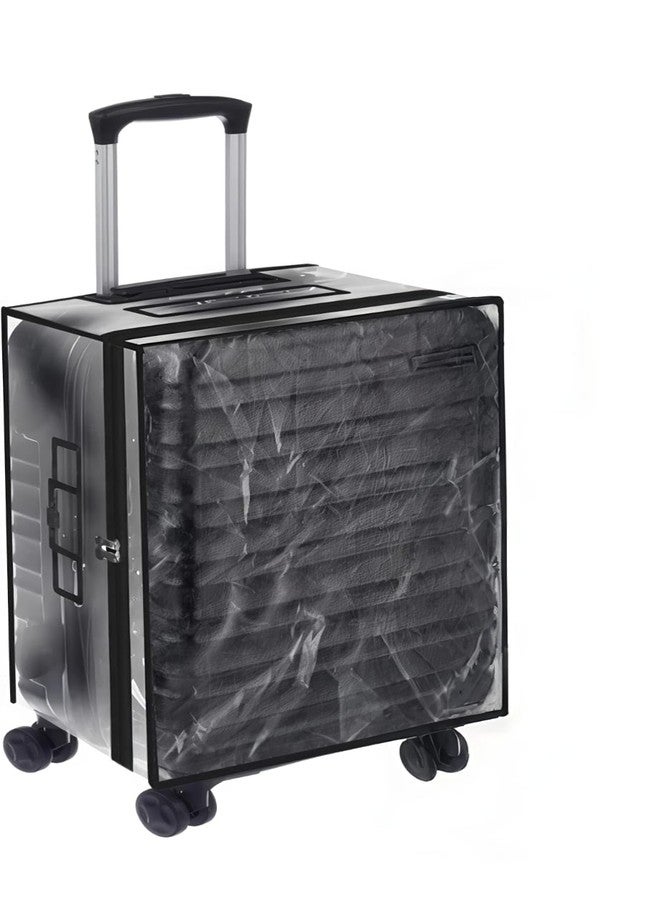 Fambal 28" Zippered PVC Transparent Suitcase Covers Protectors, Waterproof Dustproof Trolley Luggage Suitcase Size Large Check-in Bag (Pack of 1) (68x46x33cms) - Image 1